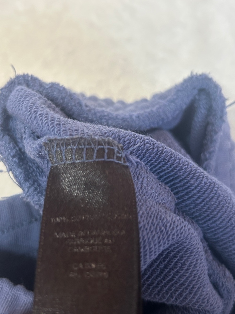 RW&CO. Cotton Lounge Shorts Blue Size Small Soft Knit Athleisure - Picture 5 of 10